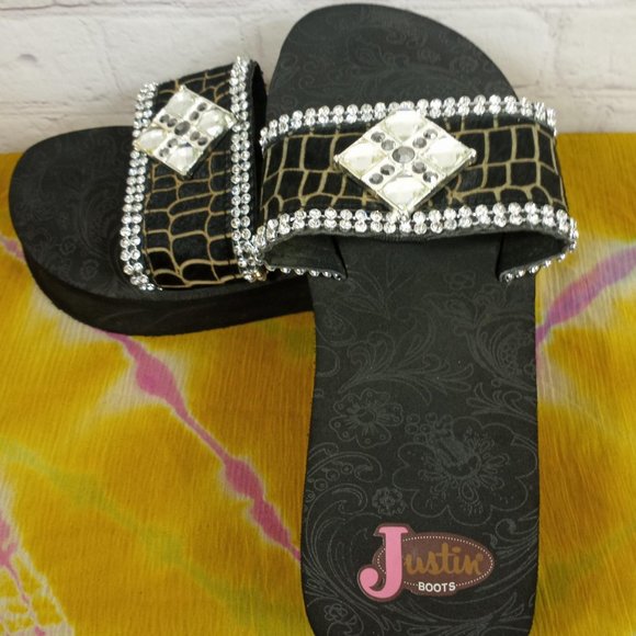 Justin Boots Flip Flops - Picture 5 of 6